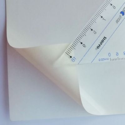 PVC sticker smooth white 0.1mm 